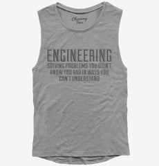Engineering Solving Problems Womens Muscle Tank