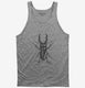Entomologist Stag Beetle Insect grey Tank