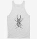 Entomologist Stag Beetle Insect white Tank