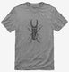 Entomologist Stag Beetle Insect grey Mens