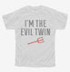 Evil Twin white Youth Tee