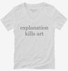Explanation Kills Art Womens Vneck Shirt 666x695.jpg?v=1700394208