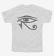 Eye of Horus white Youth Tee