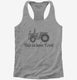 Farm Tractor This Is How I Roll grey Womens Racerback Tank