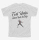 Fart Ninja Silent But Deadly white Youth Tee
