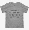 Farting Is Just My Way Of Saying I Love You Toddler