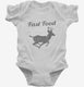 Fast Food Deer white Infant Bodysuit