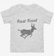 Fast Food Deer white Toddler Tee