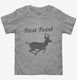 Fast Food Deer grey Toddler Tee