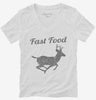 Fast Food Deer Womens Vneck Shirt 666x695.jpg?v=1700499378