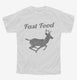 Fast Food Deer white Youth Tee