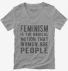 Feminism Is The Radical Notion That Women Are People Womens Vneck