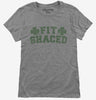 Fit Shaced Funny St Patricks Day Irish Drinking Beer Womens