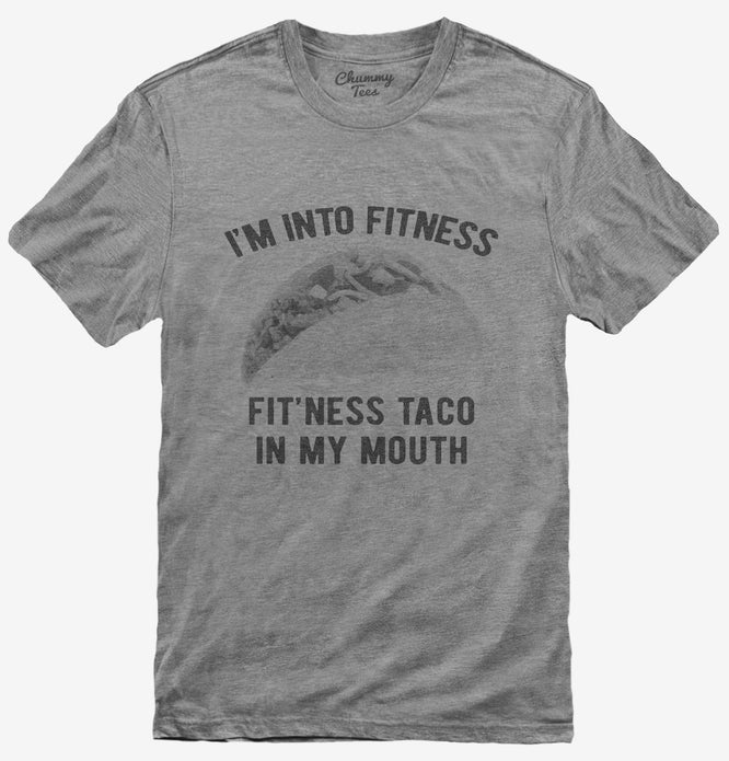 Fitness Taco Funny Gym Mexican Food T-Shirt