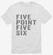 Five Point Five Six white Mens