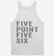 Five Point Five Six white Tank