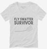 Fly Swatter Survivor Womens Vneck Shirt 666x695.jpg?v=1700438699