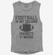 Football My Second Favorite F Word  Womens Muscle Tank