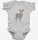 Forest Animal Deer white Infant Bodysuit