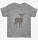 Forest Animal Deer grey Toddler Tee