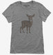 Forest Animal Deer grey Womens