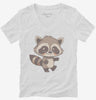 Forest Animal Raccoon Womens Vneck Shirt 666x695.jpg?v=1700298621