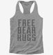 Free Bear Hugs  Womens Racerback Tank
