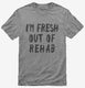 Fresh Out Of Rehab grey Mens