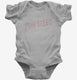 Fun Sized grey Infant Bodysuit