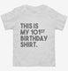 Funny 101st Birthday Gifts - This is my 101st Birthday white Toddler Tee