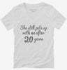 Funny 20th Anniversary Womens Vneck Shirt 666x695.jpg?v=1700646696