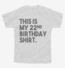 Funny 22nd Birthday Gifts - This Is My 22nd Birthday Youth