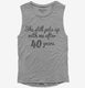 Funny 40th Anniversary  Womens Muscle Tank