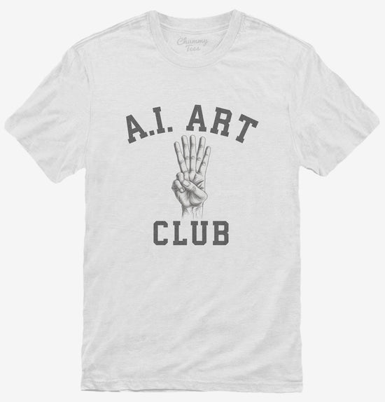 Funny AI Art Club T-Shirt