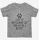 Funny Abyssinian Cat Breed grey Toddler Tee