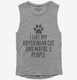 Funny Abyssinian Cat Breed  Womens Muscle Tank