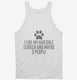 Funny Airedale Terrier white Tank