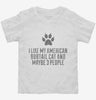 Funny American Bobtail Cat Breed Toddler Shirt 666x695.jpg?v=1700431799