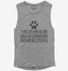 Funny American English Coonhound grey Womens Muscle Tank
