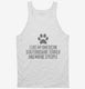 Funny American Staffordshire Terrier white Tank