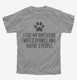 Funny American Water Spaniel grey Youth Tee