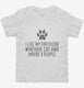 Funny American Wirehair Cat Breed white Toddler Tee
