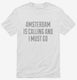 Funny Amsterdam Vacation white Mens