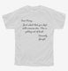 Funny Atheist Mary And Joseph white Youth Tee