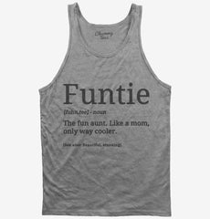 Funny Aunt Gift Funtie Tank Top