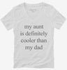 Funny Aunt Is Cooler Than Dad Womens Vneck Shirt 666x695.jpg?v=1700341642