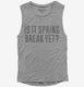 Funny Back To School  Womens Muscle Tank