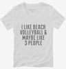 Funny Beach Volleyball Womens Vneck Shirt 666x695.jpg?v=1700428136