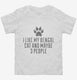Funny Bengal Cat Breed white Toddler Tee