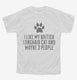 Funny British Longhair Cat Breed white Youth Tee